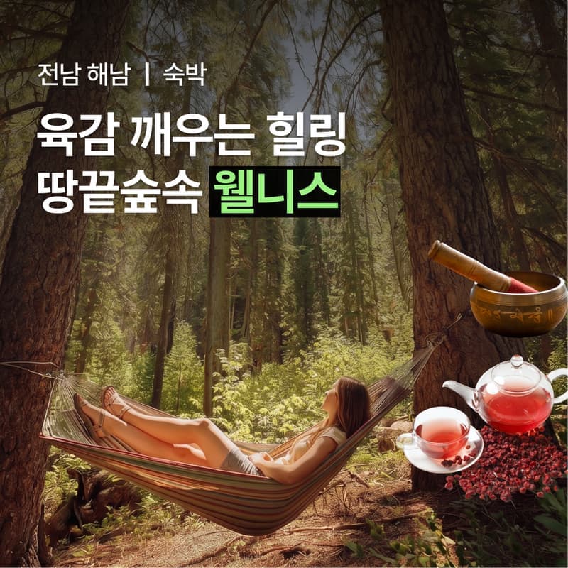 [해남/1박] 땅끝 숲으로 떠나는  육감 힐링 여행🧘🏻‍♀️ 사진 1